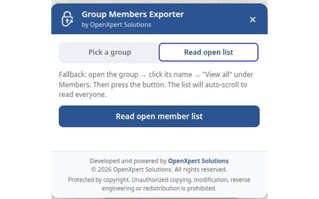 Group Exporter screenshot 3